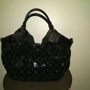 LOUIS VUITTON Limited Edition Black Patent Leather